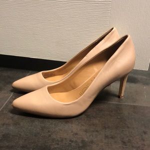 3 inch nude Calvin Klein heels